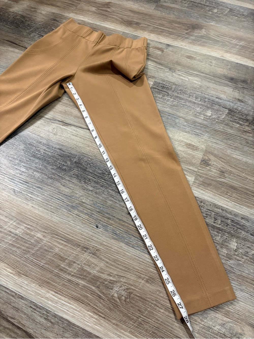 JNY Jones New York Camel Pull-On Slim Ankle Pants Women’s Small - Picture 5 of 6
